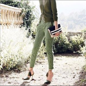 J. Crew Slim Cargo Pants in Green